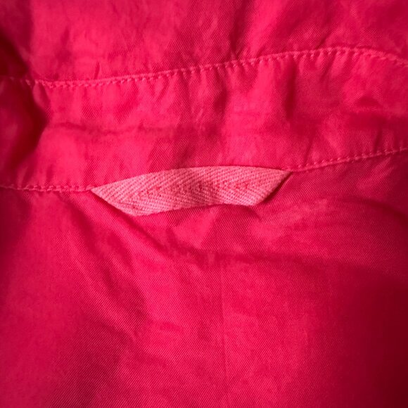 Left On Friday Sports Silk Button-Down, Hot Pink, Size S/M - Picture 7 of 10